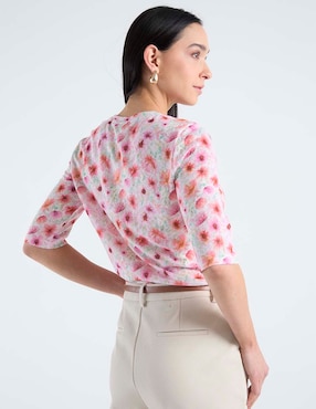 Blusa La Mode manga al codo para mujer