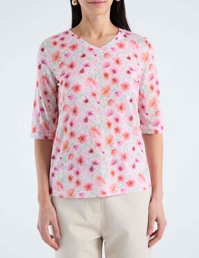 Blusa La Mode manga al codo para mujer