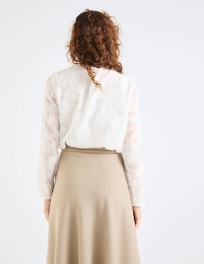 Blusa La Mode manga larga para mujer