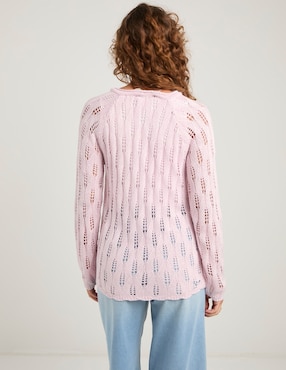 Suéter La Mode cuello redondo para mujer