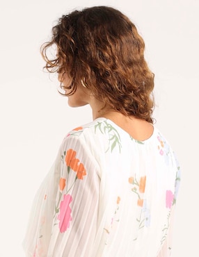 Blusa La Mode manga 3/4 para mujer
