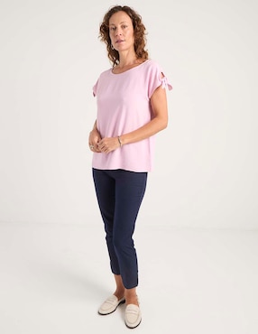 Blusa La Mode manga corta para mujer