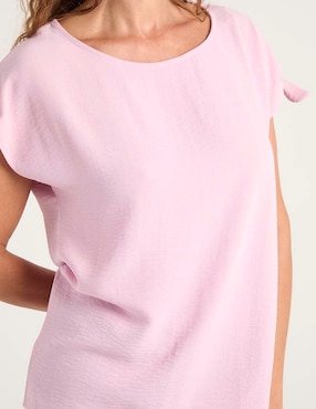 Blusa La Mode manga corta para mujer