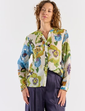 Blusa La Mode manga larga para mujer