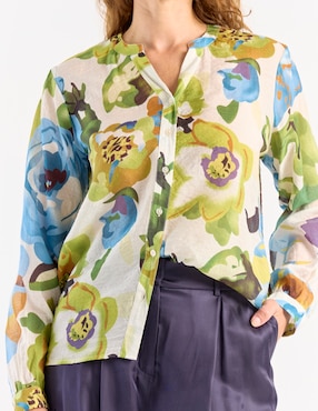 Blusa La Mode manga larga para mujer