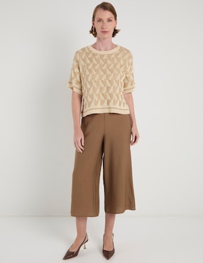 Blusa La Mode manga corta para mujer