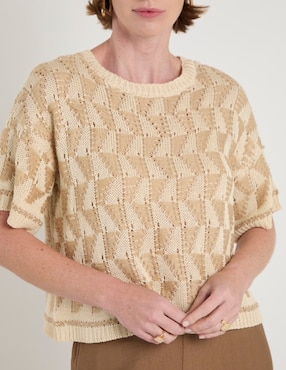 Blusa La Mode manga corta para mujer