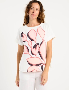 Blusa La Mode manga corta para mujer