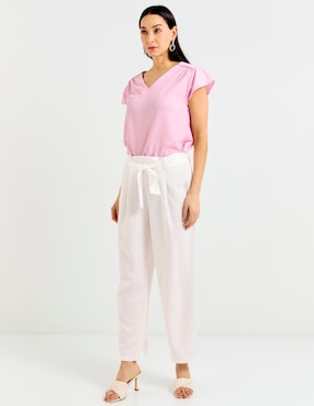 Blusa La Mode manga corta para mujer