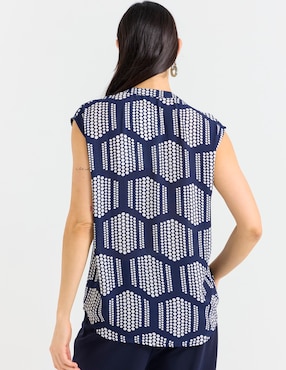 Blusa La Mode manga corta para mujer