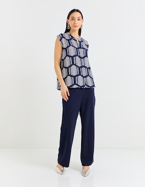 Blusa La Mode manga corta para mujer