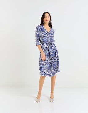 Vestido a la rodilla casual La Mode para mujer