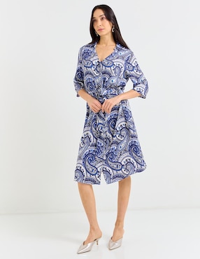Vestido a la rodilla casual La Mode para mujer