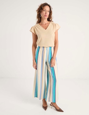 Blusa La Mode manga corta para mujer