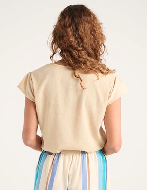 Blusa La Mode manga corta para mujer