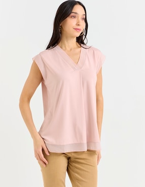 Blusa La Mode manga corta para mujer