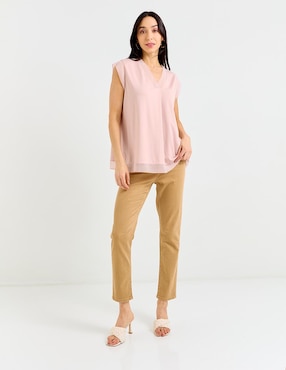 Blusa La Mode manga corta para mujer