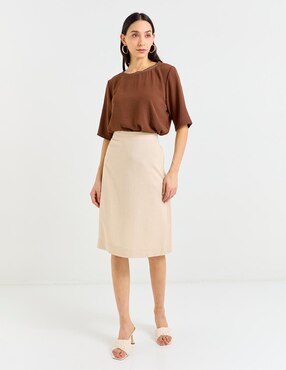 Blusa La Mode manga al codo para mujer