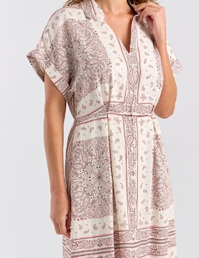 Vestido midi casual La Mode para mujer