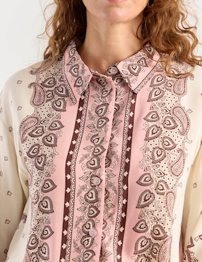 Blusa La Mode manga larga para mujer
