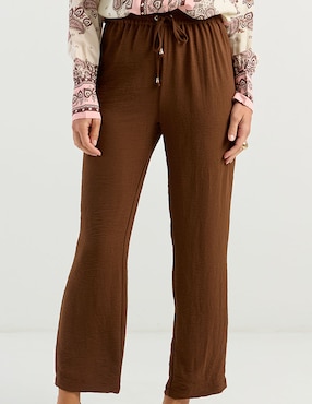 Pantalón relaxed La Mode slim para mujer