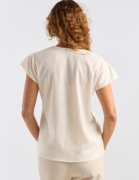 Blusa La Mode manga corta para mujer