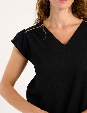 Blusa La Mode manga corta para mujer