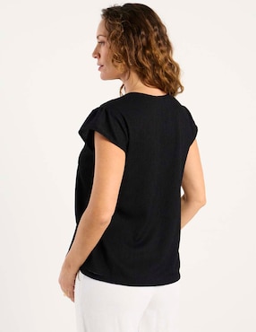 Blusa La Mode manga corta para mujer