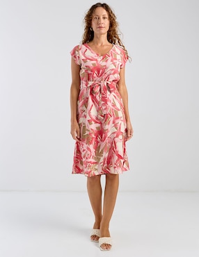 Vestido 3/4 casual La Mode para mujer
