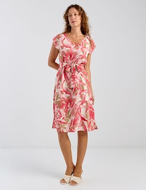 Vestido 3/4 casual La Mode para mujer