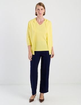 Pantalón La Mode straight para mujer