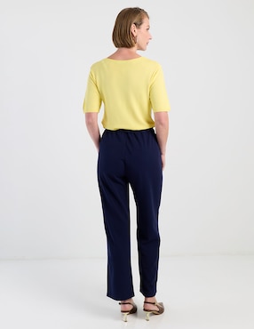 Pantalón La Mode straight para mujer