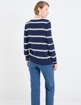 Suéter La Mode cuello redondo para mujer