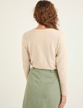 Suéter La Mode cuello redondo para mujer