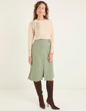 Suéter La Mode cuello redondo para mujer