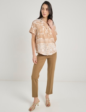 Blusa La Mode manga corta para mujer