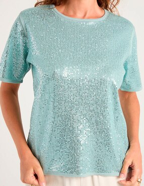 Blusa La Mode manga corta para mujer