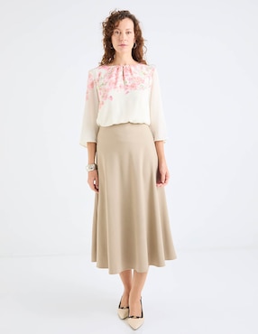Falda crop La Mode a la cintura