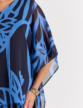 Blusa La Mode manga al codo para mujer