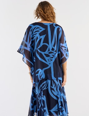 Blusa La Mode manga al codo para mujer