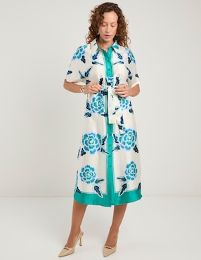 Vestido midi casual La Mode para mujer