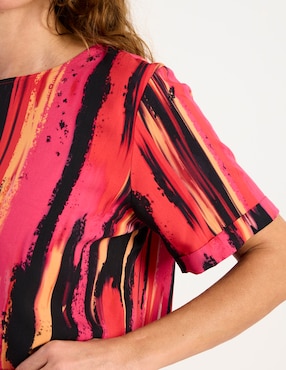 Blusa La Mode manga corta para mujer
