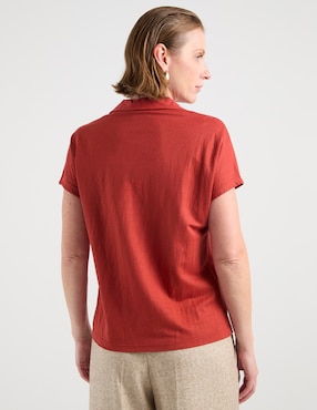 Blusa La Mode manga corta para mujer