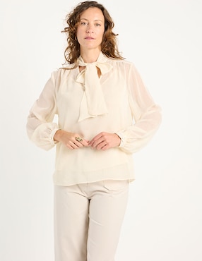 Blusa La Mode manga larga para mujer