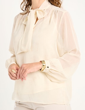 Blusa La Mode manga larga para mujer