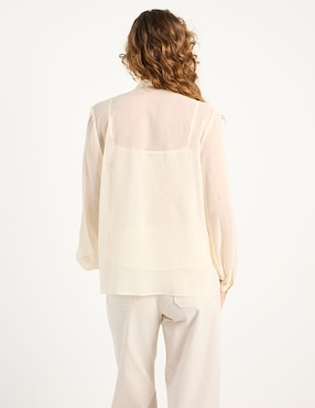 Blusa La Mode manga larga para mujer