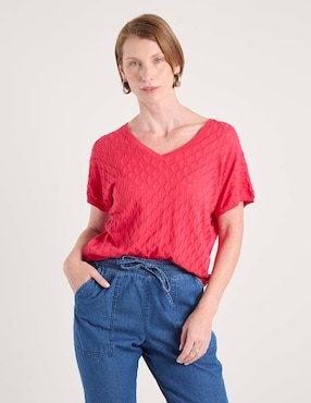 Blusa La Mode manga corta para mujer