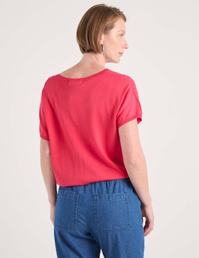 Blusa La Mode manga corta para mujer