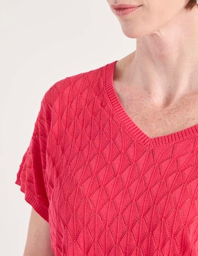 Blusa La Mode manga corta para mujer