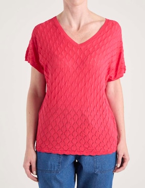 Blusa La Mode manga corta para mujer